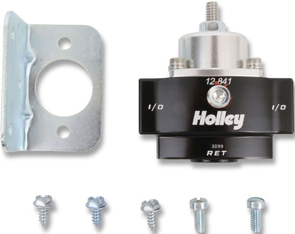 REGULATOR,BYPASS,4.5>9PSI,ADJ,BILLET,BLACK