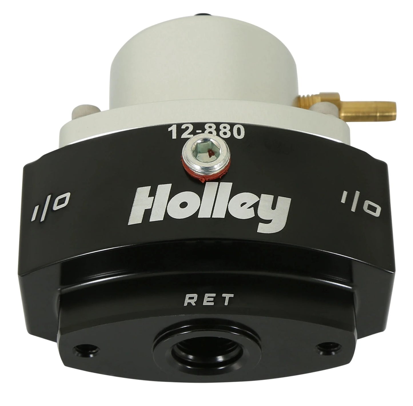 REGULATOR,BYPASS,4-65 PSI,BLACK,W/GAUGE & -6AN FITTINGS
