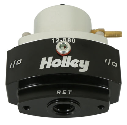 REGULATOR,BYPASS,4-65 PSI,BLACK,W/GAUGE & -6AN FITTINGS