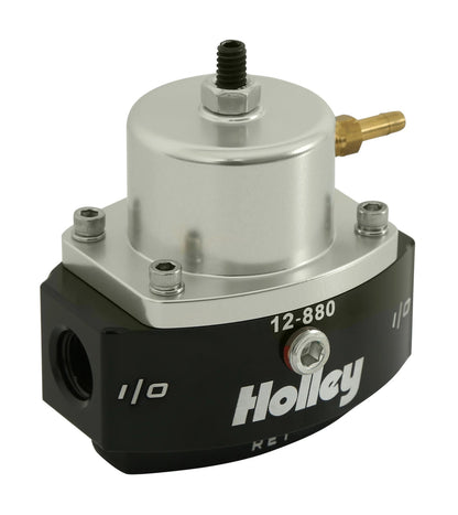 REGULATOR,BYPASS,4-65 PSI,BLACK,W/GAUGE & -6AN FITTINGS