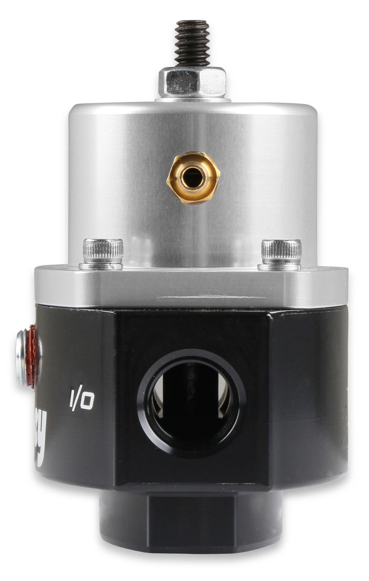 REGULATOR,BYPASS,4-65 PSI,BLACK,W/GAUGE & -6AN FITTINGS