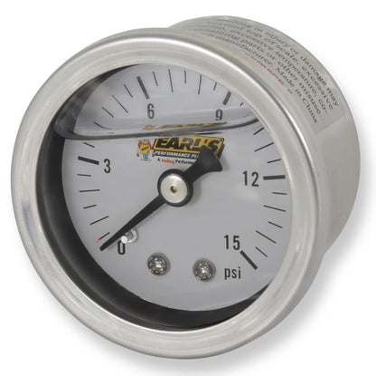 REGULATOR,BYPASS,4.5-9 PSI,CHROME,W/GAUGE & -6AN FITTINGS