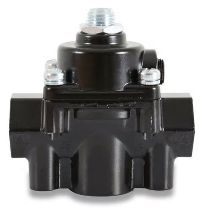 REGULATOR,BYPASS,4.5-9 PSI,BLACK,W/GAUGE & -6AN FITTINGS