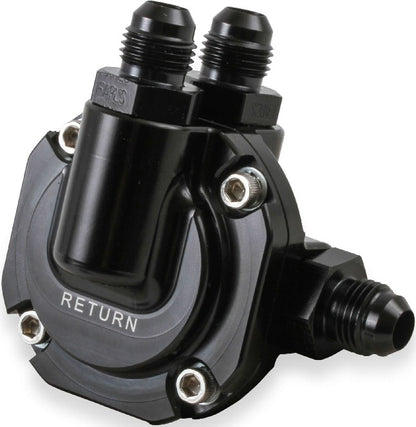 REGULATOR,BYPASS,EFI,59.5 PSI,-6AN,BLACK