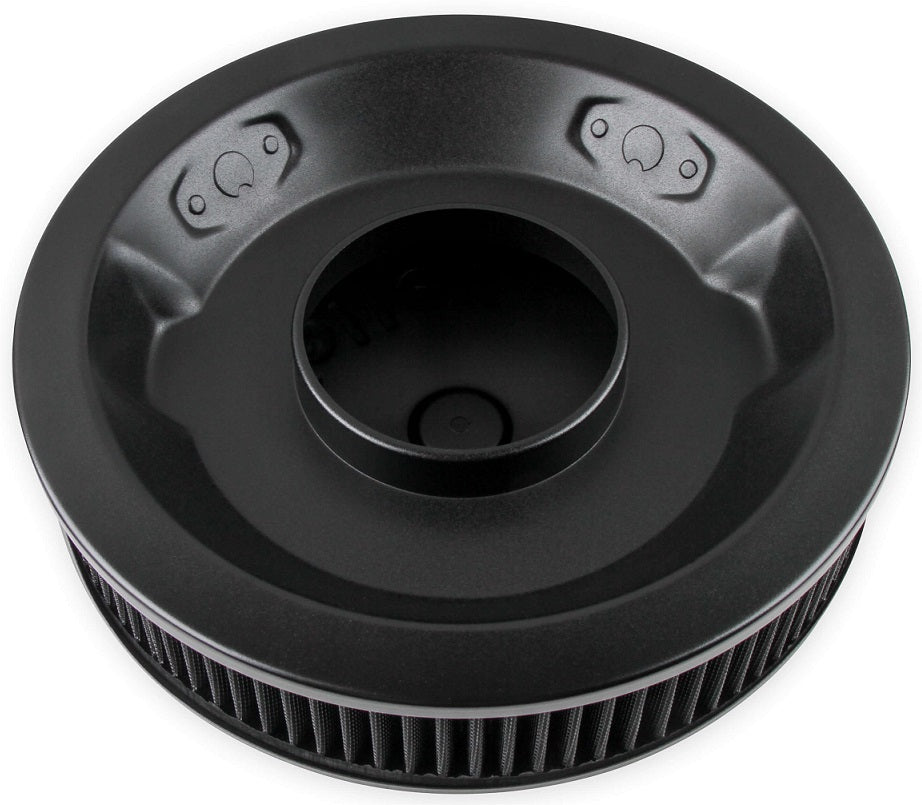 AIR CLEANER ASSY,HOLLEY,14",BLACK