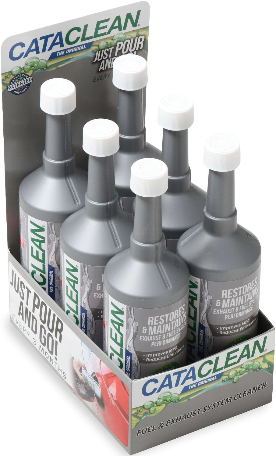 CATACLEAN,FUEL & EXHAUST CLEANER,6 PACK,16 OUNCE