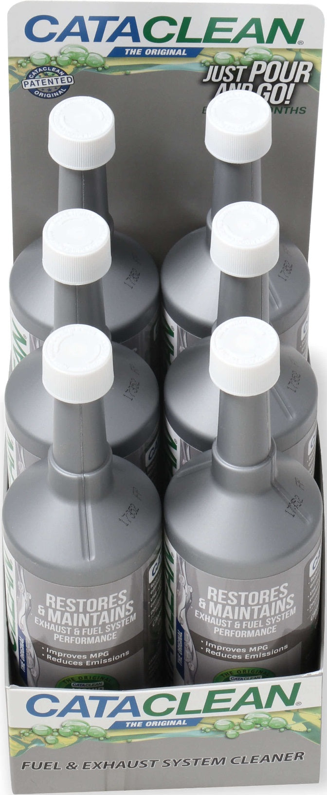 CATACLEAN,FUEL & EXHAUST CLEANER,6 PACK,16 OUNCE