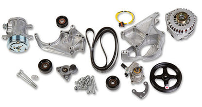 LS/LT HIGH MOUNT ACCESSORY DRIVE KIT,SD7 A/C,ALTERNATOR,POWER STEERING,NATURAL