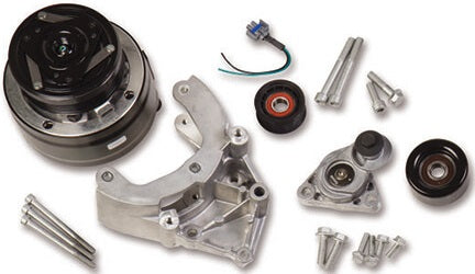COMP HIGH MOUNT SANDEN R4 A/C DRIVE KIT,PASSENGER BRACKET,LS/LT,NATURAL