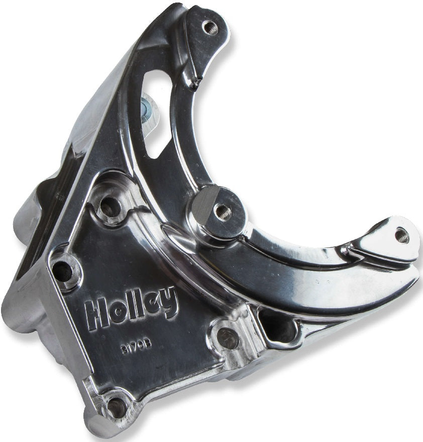 COMP HIGH MOUNT SANDEN R4 A/C DRIVE KIT,PASSENGER BRACKET,LS/LT,POLISHED