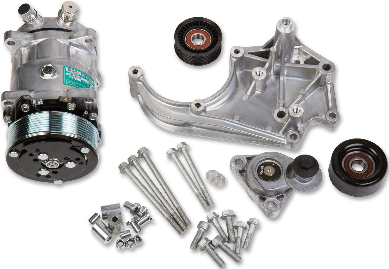 COMP HIGH MOUNT SANDEN SD508 A/C DRIVE KIT,PASSENGER BRACKET,LS/LT,NATURAL