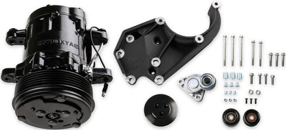 COMP HIGH MOUNT SANDEN SD7 A/C DRIVE KIT,PASSENGER BRACKET,LS/LT,BLACK