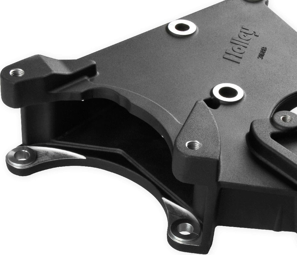 COMP HIGH DRIVE BRACKET KIT,LS/LT,ALTERNATOR & POWER STEERING,BLACK