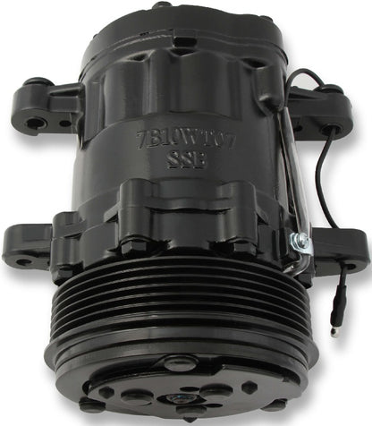 A/C BRACKET KIT, LS,LOW PASS,W/SD7 COMP,BLACK