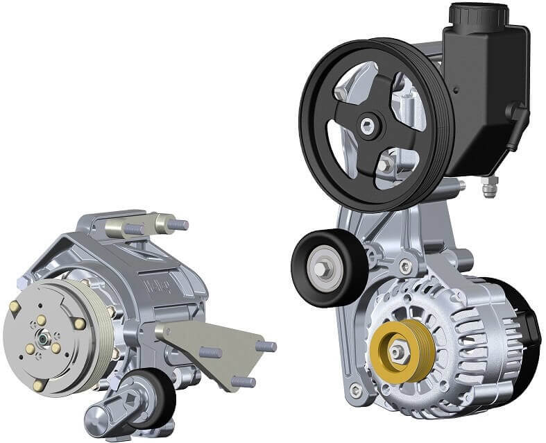 ACCESSORY DRIVE KIT,LS,LOW,ALTERNATOR,PS,SD7 AC