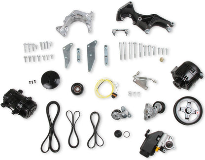 ACCESSORY DRIVE KIT,LS,LOW,ALTERNATOR,PS,SD7 AC,BLACK