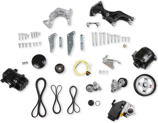ACCESSORY DRIVE KIT,LS,LOW,ALTERNATOR,PS,SD7 AC,BLACK