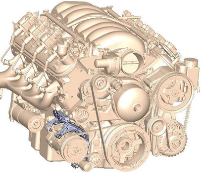 ACCESSORY DRIVE KIT,LS,LOW,ALTERNATOR,PS,SD7 AC