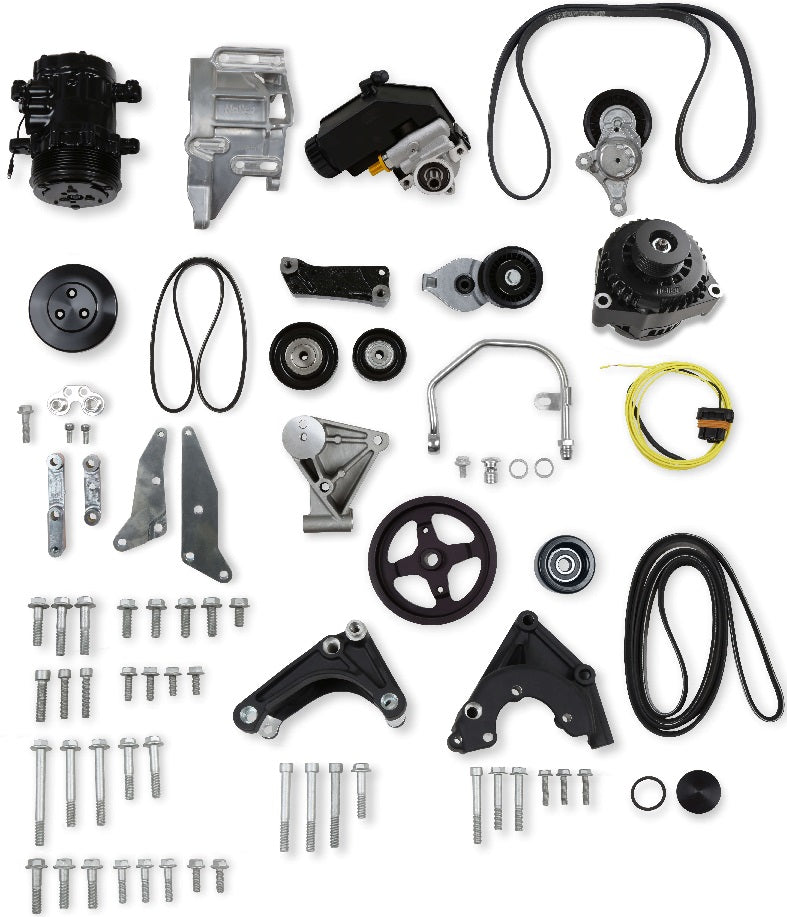 ACCESSORY DRIVE KIT,LSA/LS,LOW,ALTERNATOR,PS,SD7 AC,BLACK