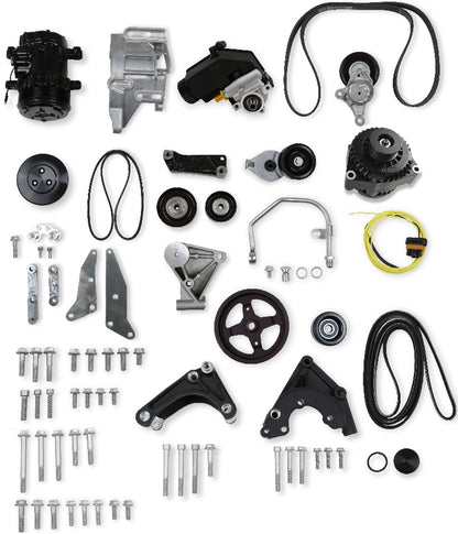 ACCESSORY DRIVE KIT,LSA/LS,LOW,ALTERNATOR,PS,SD7 AC,BLACK
