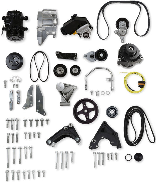 ACCESSORY DRIVE KIT,LSA/LS,LOW,ALTERNATOR,PS,SD7 AC,BLACK
