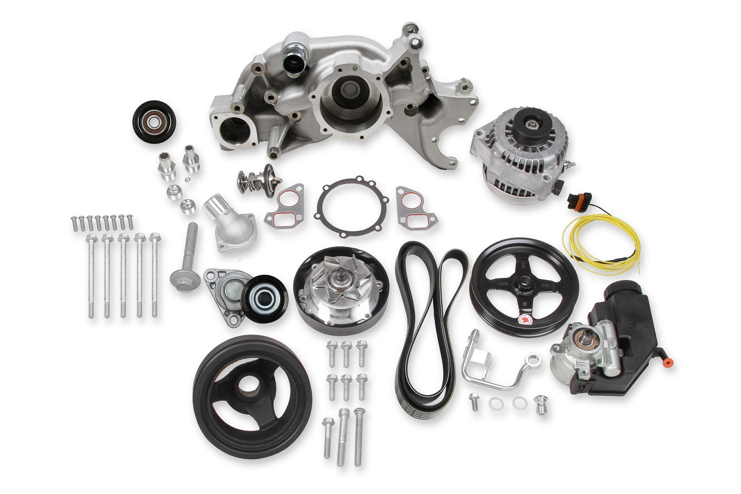 LS RACING FRONT ENGINE KIT,MID,ALTERNATOR,P/S