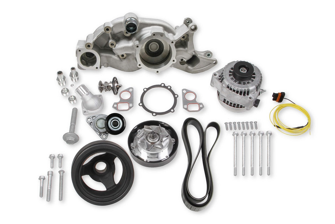 LS RACING FRONT ENGINE KIT,MID,ALTERNATOR,DAMP.