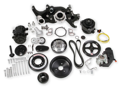 LS7 FRONT ENGINE KIT,MID,AC,ALTERNATOR,POWER STEERING,BLACK