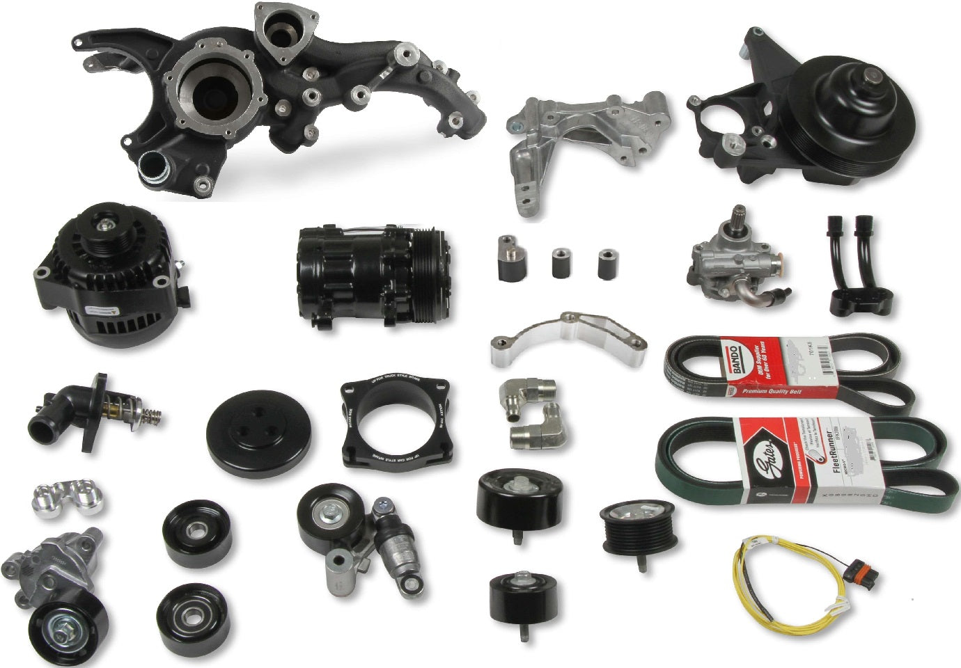 LT4 WET FRONT ENGINE KIT,MID,ALTERNATOR,POWER STEERING,A/C