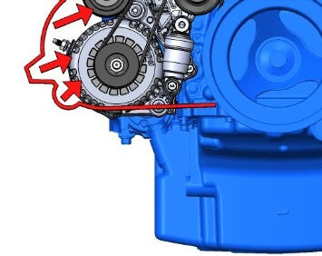 ACCESSORY DRIVE COMPONENT ALTERNATOR,WITH BRACKET,BLACK