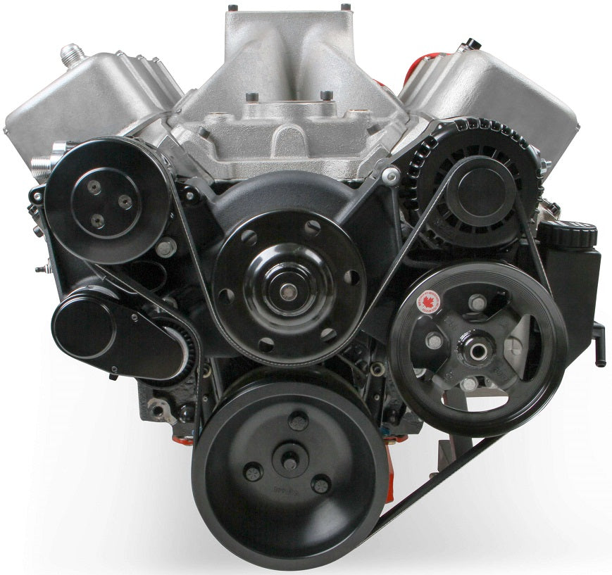 SBC FRONT ENGINE KIT,MID-MOUNT,AC,ALTERNATOR,POWER STEERING