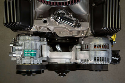 SBC FRONT ENGINE KIT,MID-MOUNT,AC,ALTERNATOR,PS