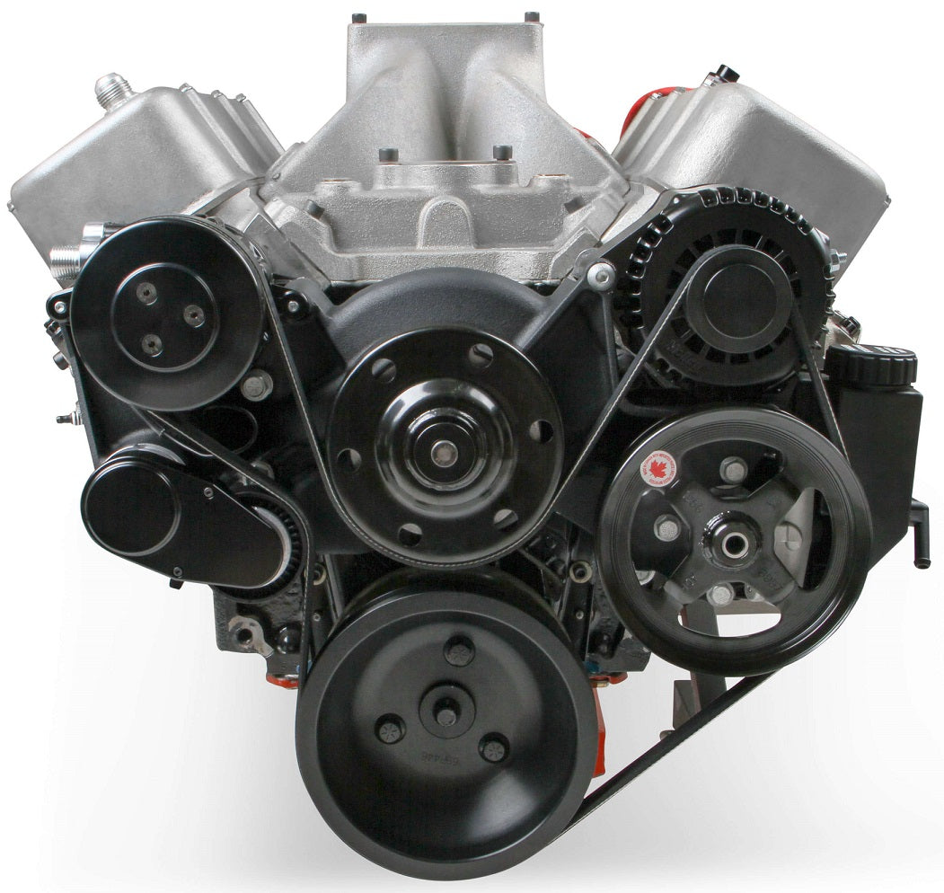 BBC FRONT ENGINE KIT,MID-MOUNT,AC,ALTERNATOR,POWER STEERING