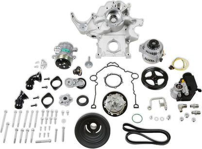 HEMI FRONT ENGINE KIT,MID-MOUNT,WP/AC/ALT/PS