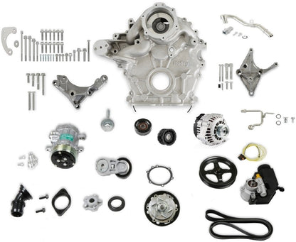 HIGH-MOUNT COMPLETE ACCESSORY DRIVE KIT,7.3L GODZILLA