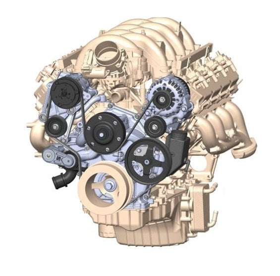 HIGH-MOUNT COMPLETE ACCESSORY DRIVE KIT,7.3L GODZILLA,BLACK