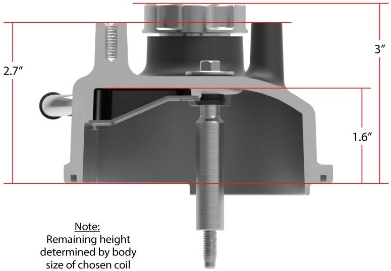 VALVE COVERS,ALUM,LS,TALL,COIL MOUNT POSTS,SATIN  BLACK