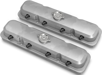 LS PONTIAC STYLE VALVE COVERS,2 PC,NATURAL