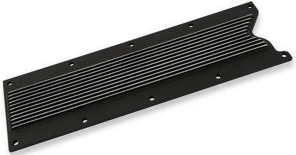 VALLEY COVER,LS1/LS6,10 BOLT,FINNED,SATIN BLACK