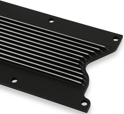 VALLEY COVER,LS1/LS6,10 BOLT,FINNED,SATIN BLACK