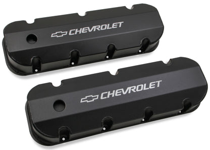 GM BBC FAB ALUM VALVE CVR,BLK