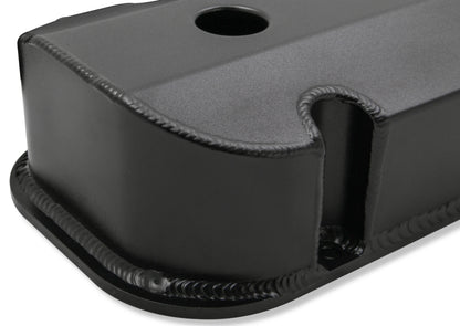 GM BBC FAB ALUM VALVE CVR,BLK