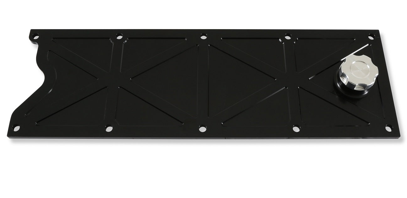 VALLEY COVER,LS1/LS6.10 BOLT,W/OIL FILL CAP,TRUSSED,BLACK