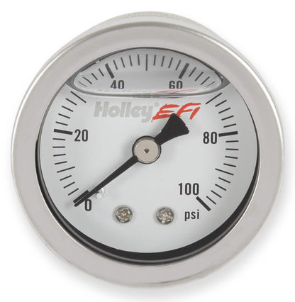 FUEL GAUGE,1 1/2",100 PSI,1/8" NPT