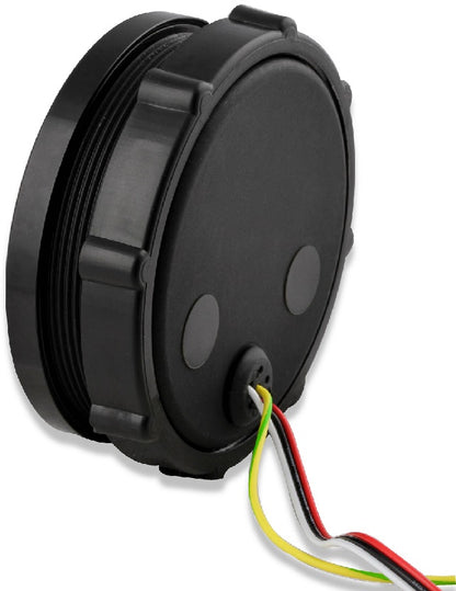 TACHOMETER,INTERNAL SHIFT LIGHT,3 3/8,BLACK,8,000 RPM