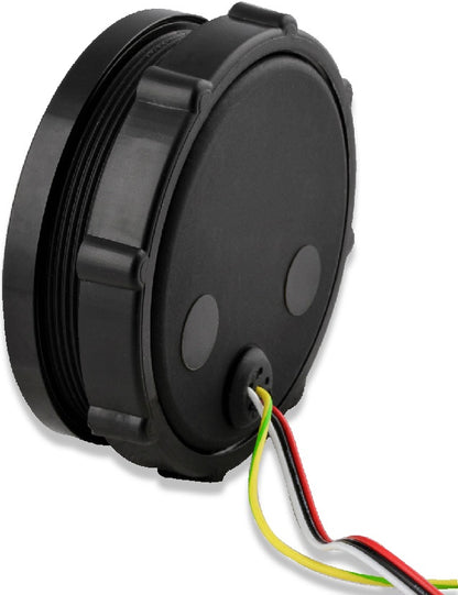 TACHOMETER,INTERNAL SHIFT LIGHT,3 3/8,BLACK,10,000 RPM