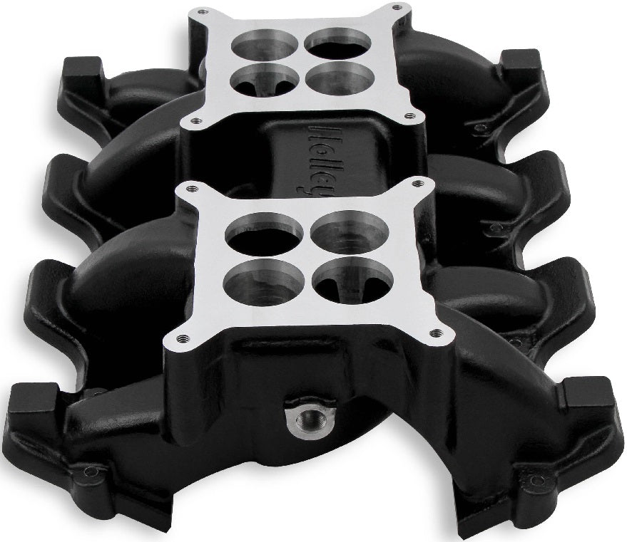 INTAKE MANIFOLD,LS1/2/6,DUAL-PLANE,4150X2,BLACK