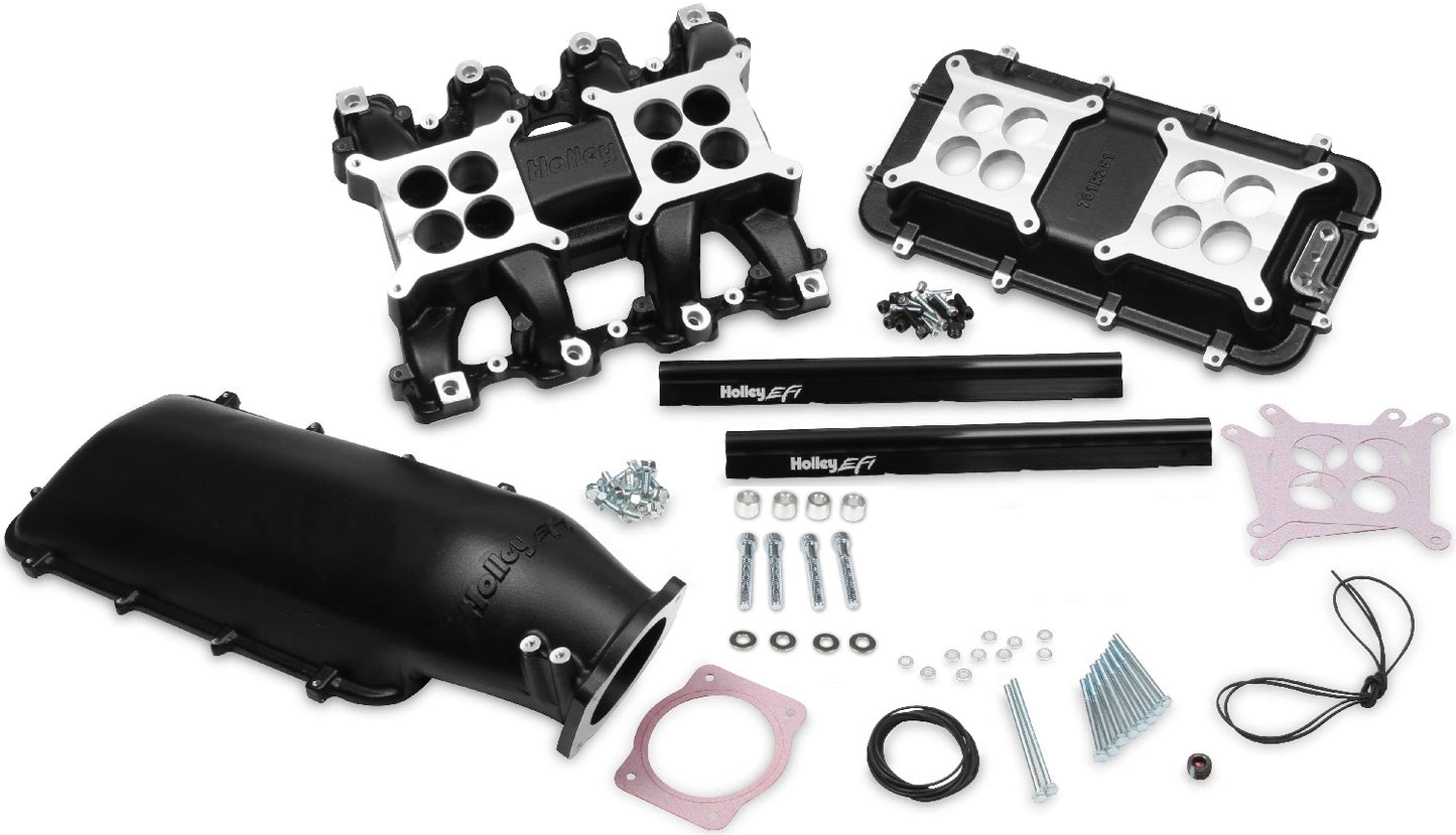 INTAKE MANIFOLD KIT,LS1/2/6,MID-RISE,92MM,BLACK