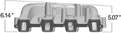 INTAKE MANIFOLD,LS1/2/6,DUAL-PLANE,4150,BLACK