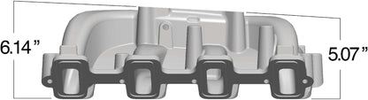 INTAKE MANIFOLD,LS1/2/6,DUAL-PLANE,4150,SATIN